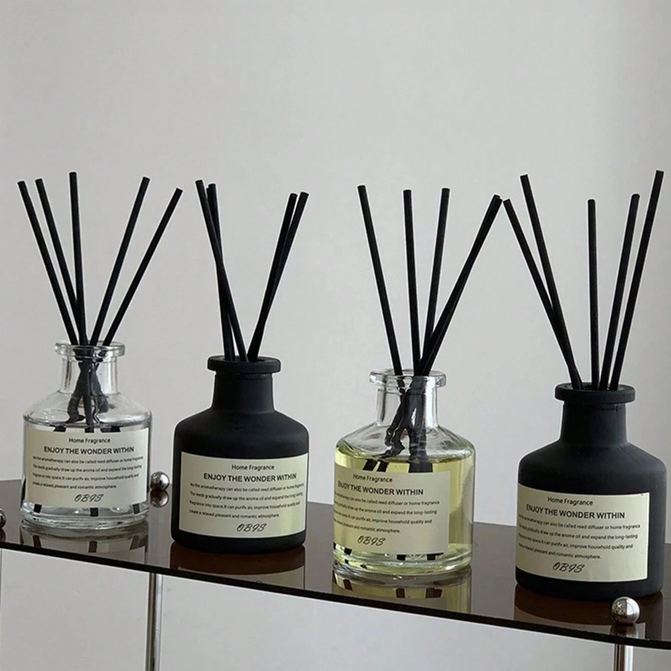 Home Fragrance Jasmine Diffuser - 50ml Aromaterapia Olio Essenziale Senza Fiamma