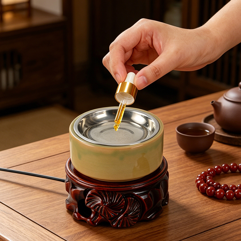 Home Fragrance Incense - Bruciatore di Incenso Elettronico in Ceramica