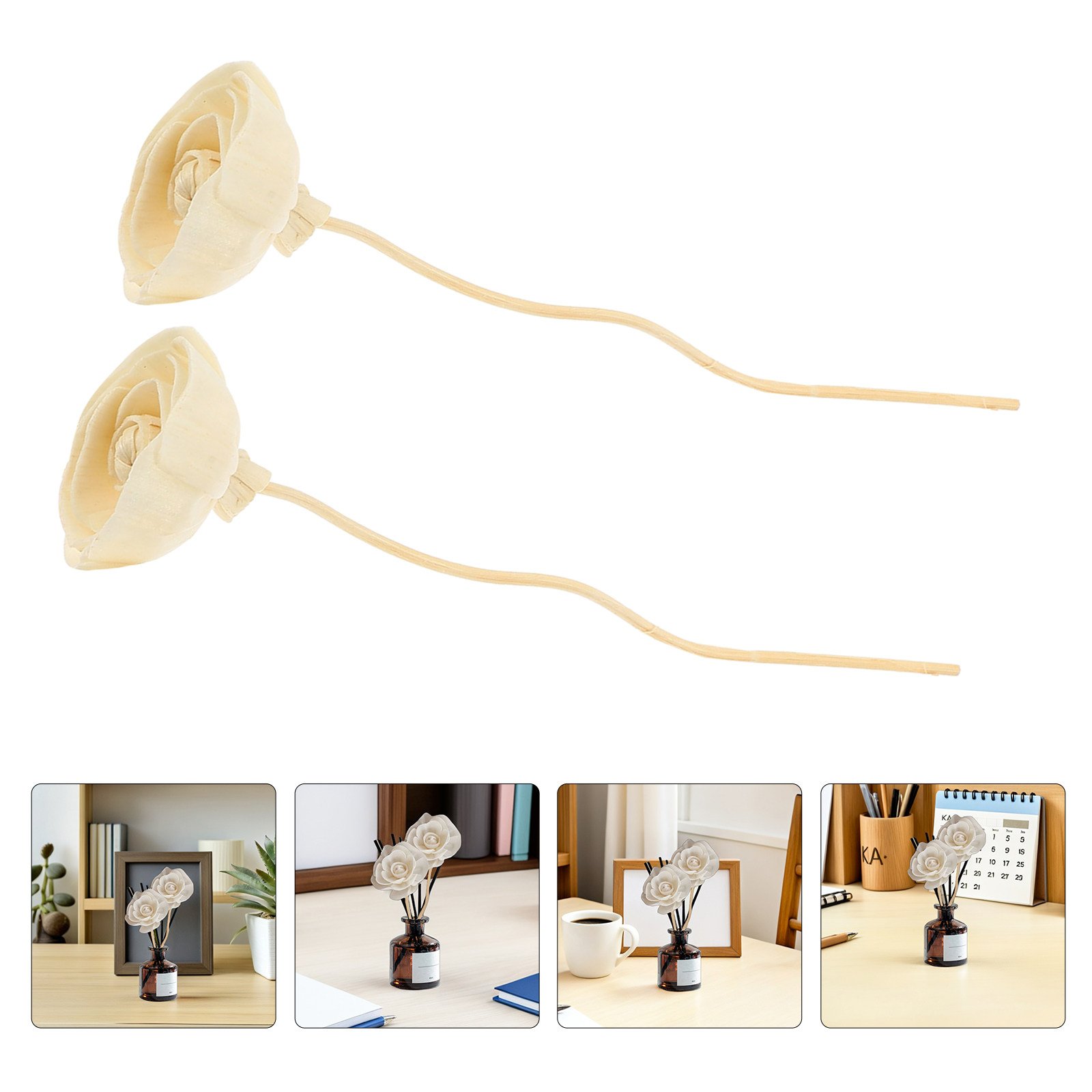 Home Fragrance Reed Diffuser - 12 Bastoncini per Diffusore di Fragranze,