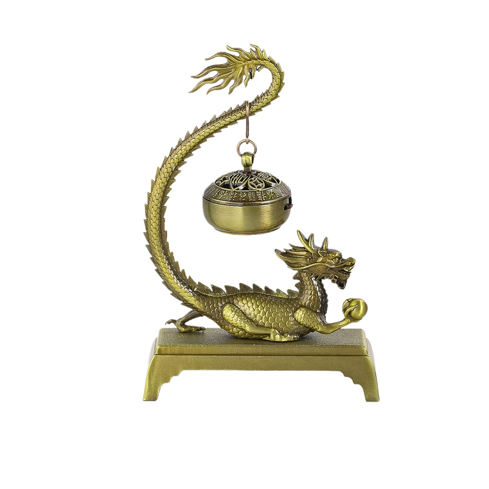 In Home Fragrance Products - Bruciatore di incenso drago cinese vintage