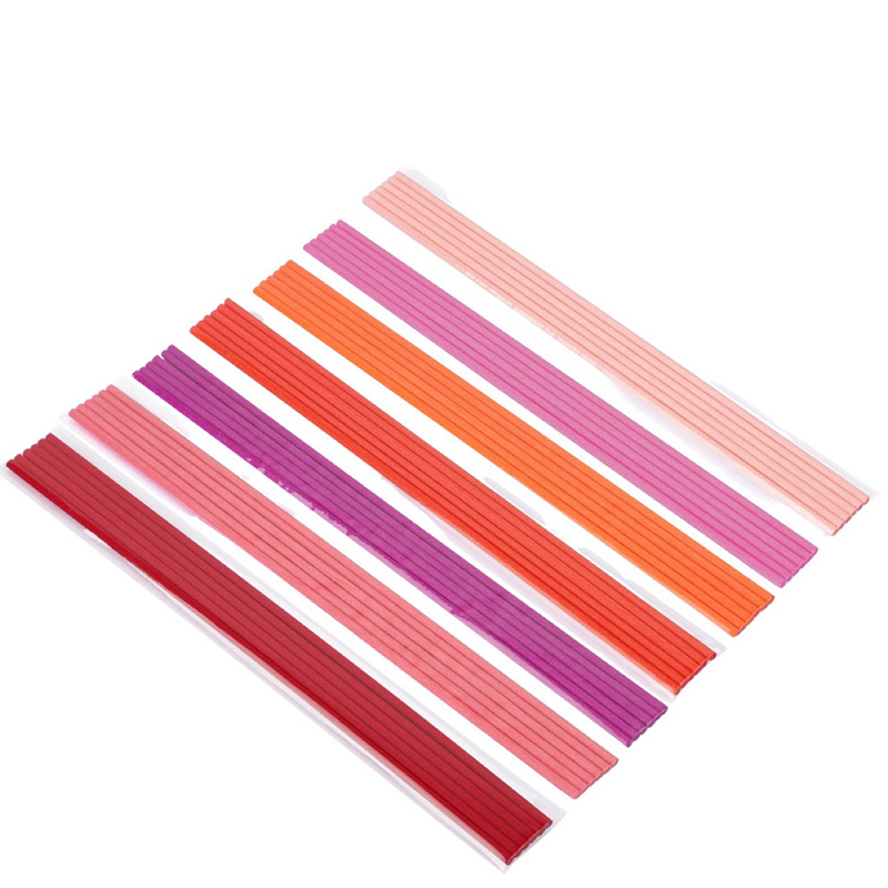 Home Fragrance Reed Diffuser - 50 bastoncini in fibra colorata da