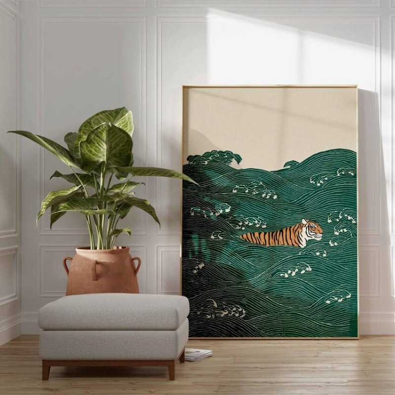 Poster vintage giapponese con  - Home Fragrance Ocean Breeze recensione e prezzo
