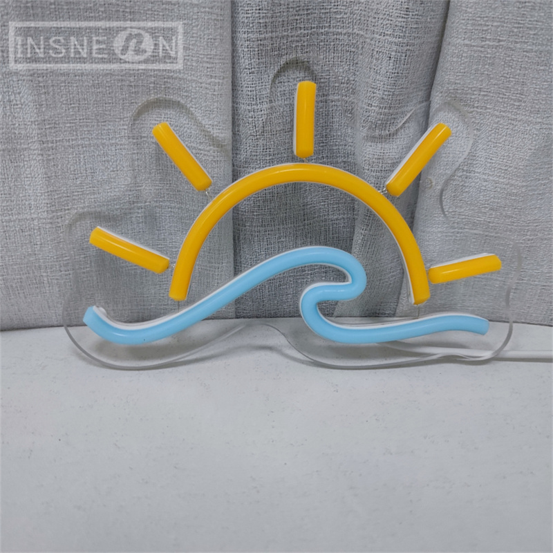 Wave Sunset Neon Sign LED Sole - Home Fragrance Ocean Breeze recensione e prezzo