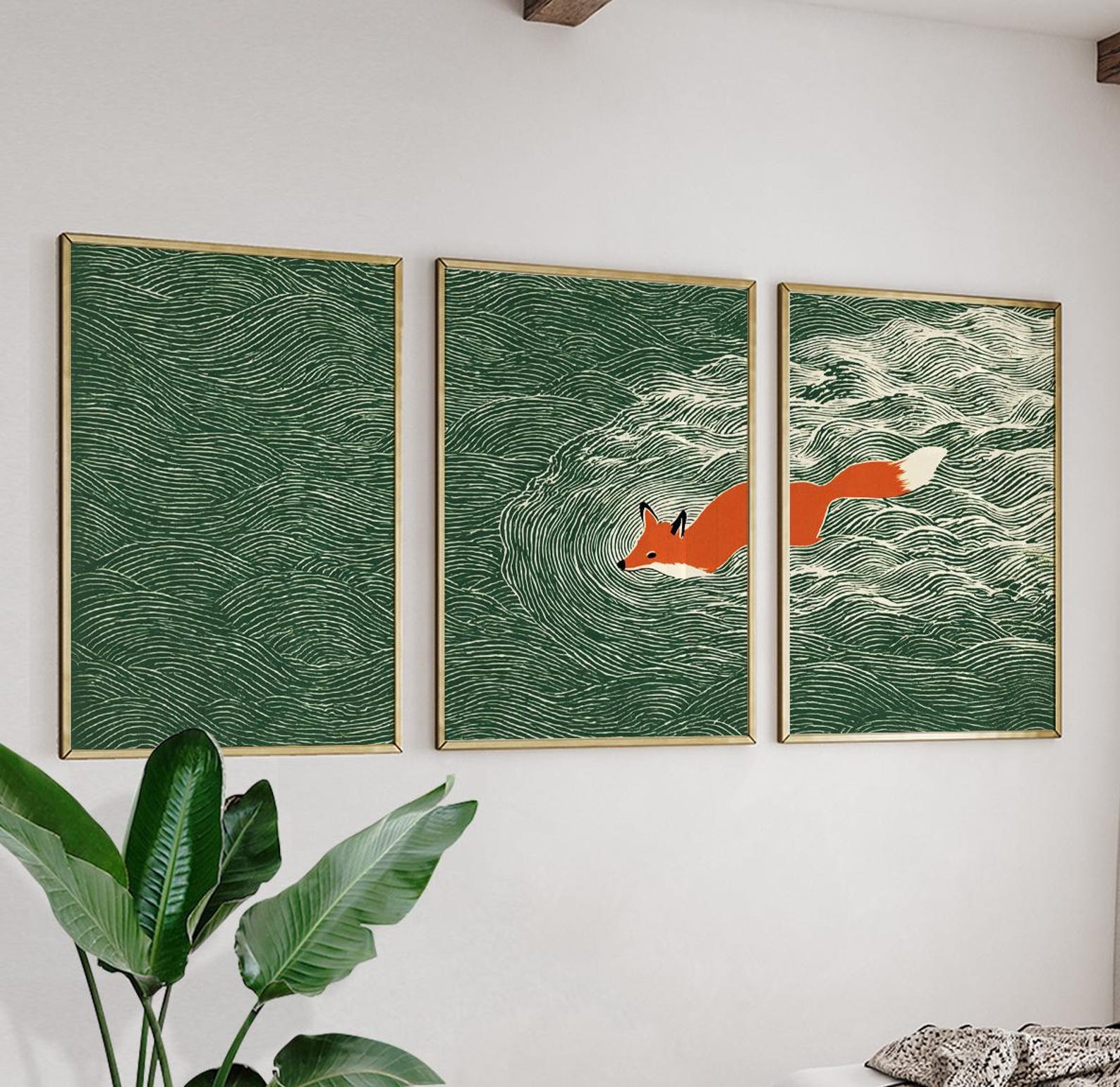 Set di 3 Stampe d'Arte su Tela - Home Fragrance Ocean Breeze recensione e prezzo