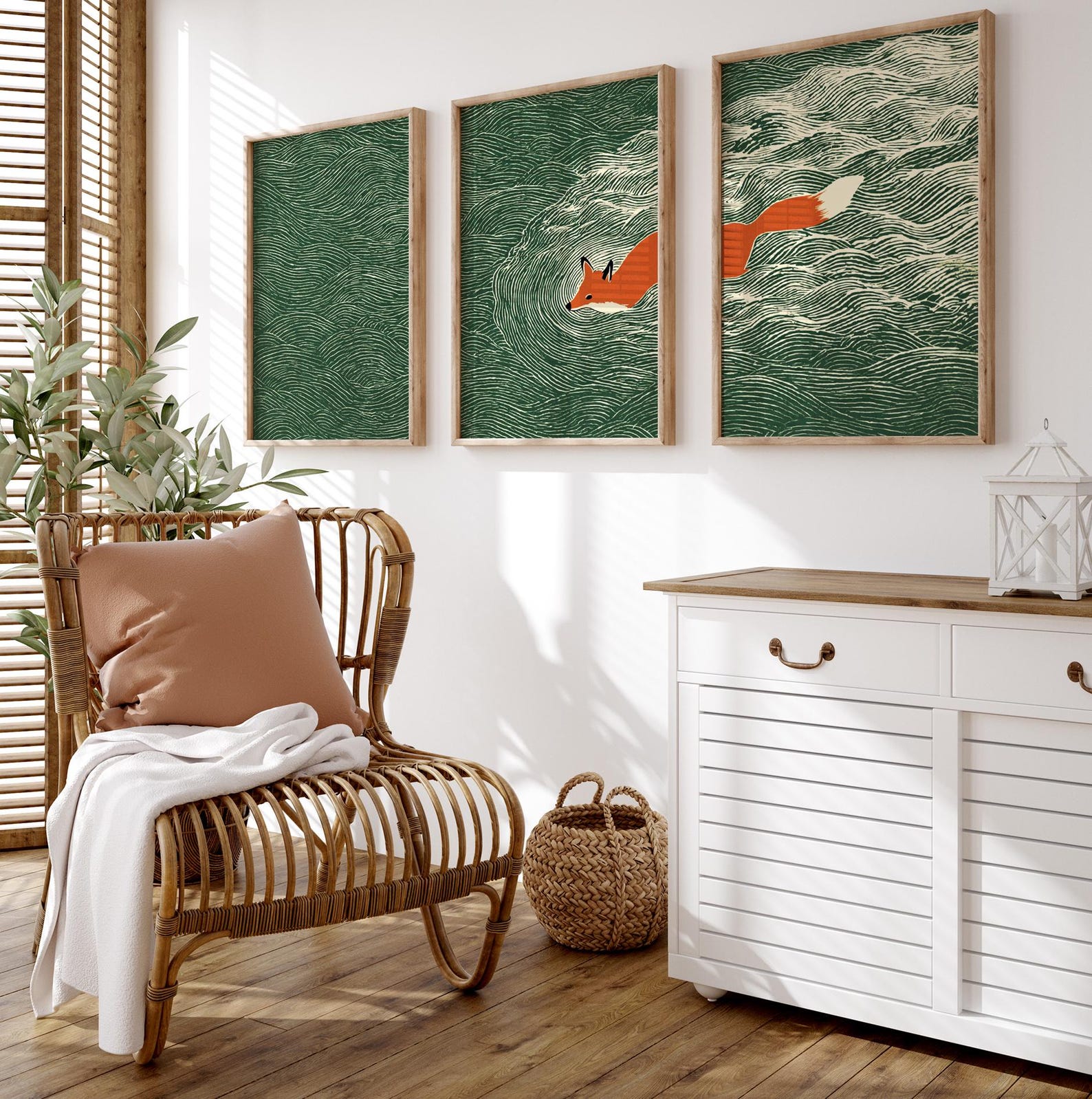 Set di 3 Stampe d'Arte su Tela - Home Fragrance Ocean Breeze recensione e prezzo
